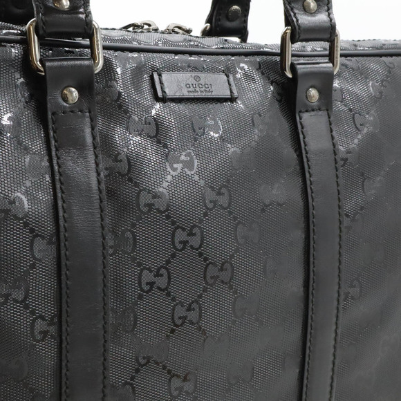 Gucci Gucci GG Imprime Business Briefcase Black Canvas Business Bag 201480 - Picture 6 of 8